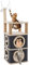 Three Layer Cat House, Cat Cave with 4 Scratching Posts, Stable Cat Tree Climbing Tower with Space Capsule Bed and Fluffy Ball, Small Cats Condo Play House for Kitten