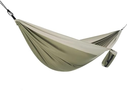 DGSYUAN Hängematte Camping Outdoor Camping Essentials, 290 X 180 cm, Leichte, Tragbare Doppel- Und Einzelhängematte Mit Baumgurten, Campingausrüstung Für Draußen Hängematten(B)