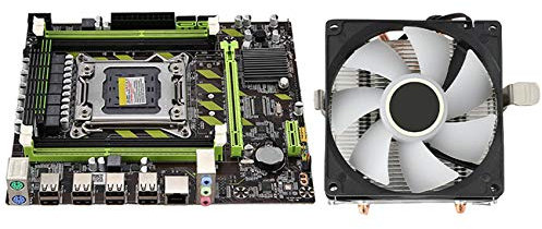 Marran 1 Pcs X79 Desktop PC Motherboard LGA 2011 Dual Channel & 1 Pcs CPU Cooler LGA/2011/115X/775 3 Pin PC Cooling Radiator