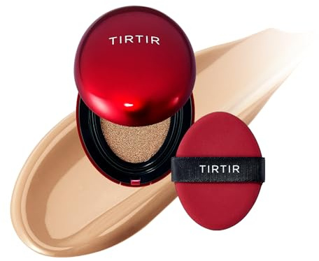 TIRTIR Mini Taille Mask Fit Red Cushion Foundation, Couverture Complète, Légère, Finition Satinée Et Brillante, Couverture De Tatouage À Construire (0,15 Fl Oz) 33N Macchiato