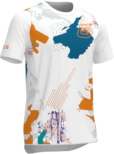 MTB Shirt Herren,Fahrrad Shirt,radshirt Herren Kurzarm,MTB Tshirt,Geeignet Zum Laufen/Radfahren/Wandern Und Anderen Sportarten (Style-01,M)