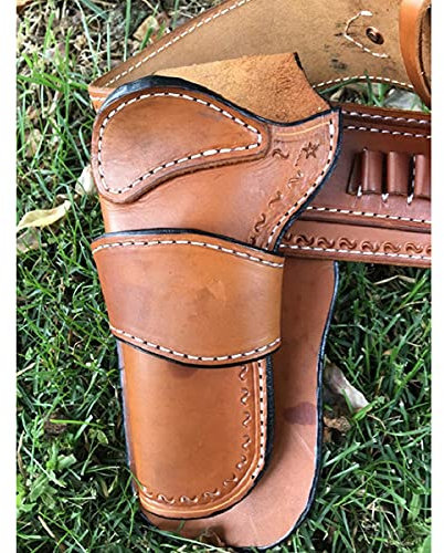 Cachorro Mittelalterliches Lederholster Mit Patronengürtel, Retro Western Cowboy Holster, Vintage Steampunk Taille Accessoires, Halloween Cosplay Kostüm Requisite