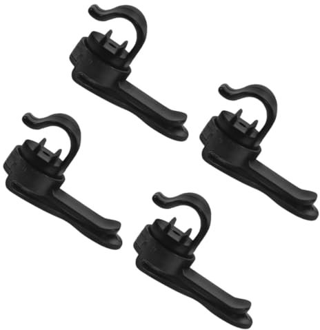 BESPORTBLE Schlauchclip Für Trinkrucksäcke 4er-Pack Wasserschlauchclips Zum Radfahren Und Wandern Magnetischer Getränkeschlauchclip Für Wasserrucksäcke