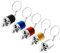 Flylin 5 llaveros de palanca de cambios automáticos, llavero de palanca de cambios automática, llaveros de metal de aleación multicolor, accesorios de coche, llavero de cambio de palanca de