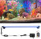 Aquarium Licht LED RGB Fernbedienung: Wasserdichte licht Aquarium lampe LED RGB COB Fisch Tank LED Beleuchtung mit Fernbedienung 360° Fernsteuerung bis 20m Mehrfarbig gleichmäßige Helligkeit(50CM)