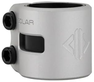 DRONE SCOOTER Scooter Clamp – Solar 1 Double Clamp – Anodized Silver