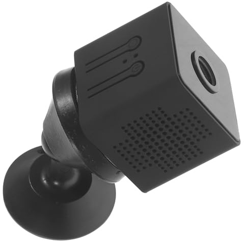 1080p Kamera Schwarz aus Abs, Drahtlos mit Bewegungserkennung | Home Security Monitoring, Tragbares Design, Einfache Installation für Innenbereich