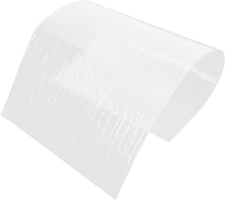 Housoutil Plastik-wassertextur-dekorationsplatte Für Sandtisch Diy-wasser-textur-flicken Künstliche Wasser-oberfläche Für Modellbau Sandtisch-basis Plastik-wassertextur-elemente