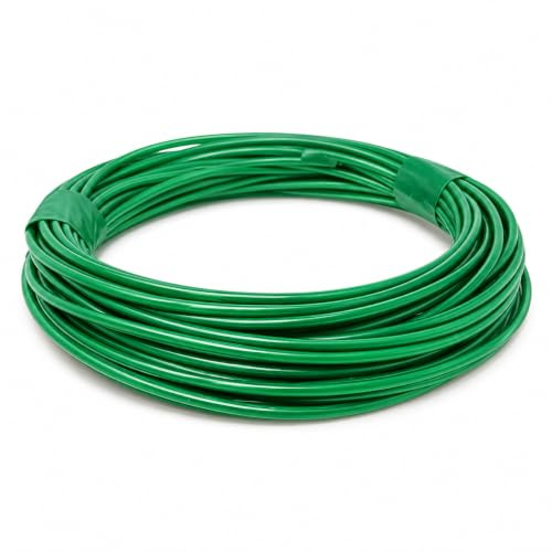Dun-Bri 1.0mm² Single Core Thin Wall Automotive Cable, Green, 10m, Stranded Copper PVC Wire for 12V/24V Vehicle Wiring
