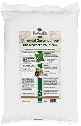 HaGaFe Universaldünger Gartendünger Mit Mykorrhiza PIilzen, 15 Kg Für 300 M²