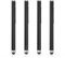 MoKo 4 PZS Lápiz Táctil Capacitiva Universal, Digitales Stylus Pen con Consejos de Fibra para Apple iPad/iPad Mini/Air/Pro, iPhone, Kindle, Samsung Galaxy, Tableta Android/iOS - Negro