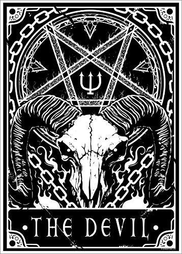Deadly Tarot Mini Poster The Devil 32 x 44 cm