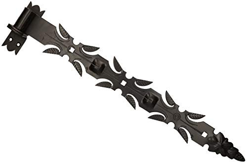 KOTARBAU® Charnière de porte en fer forgé avec gond - 600 mm - En acier inoxydable