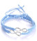 AidShunn Armbänder unendlich Geflochtene Handcrafted Einstellbare Geflochtene für Männer Frauen Freundschaft Familie Paar 2 Pcs