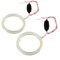Reminnbor Faros Angel Eyes, 2 Piezas de Anillos Automáticos de Halo Angel Eye COB Chips Garo DRL LED para Motocicleta(70mm)