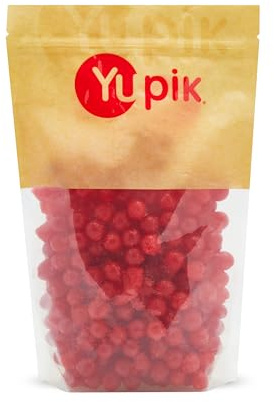 Yupik Cherry Sours Candy, 1 kg, bonbons gélifiés, lot de 1