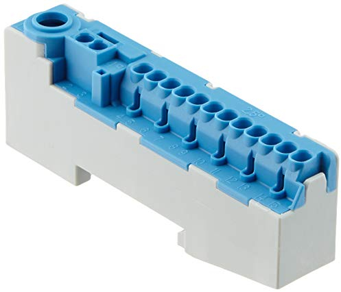N-Steckkl,12x1,5mm, 2x4mm 1x25mm Rahmenklemme blau