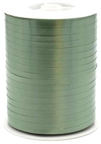 STAR Geschenkband Ringelband Polyband 10mm x 250m Farbe: lindgrün dunkel