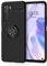 NALIA Housse avec Bague Compatible avec Huawei P40 Lite 5G Coque, Silicone Case avec 360-Degres Anneau Rotatif, Support de Voiture Magnetique, Anti-Choc Cover Kickstand Bumper, Couleur:Noir