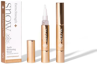 SNOW Extra Strength Teeth Whitening Pen - Hydroxyapatite - 4ml, 2 Pack