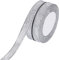 MOLSHINE 15mm x 45m (2 Rollen) Silber Organzabänder Schimmerndes, dünnes Glitzerband für Heimwerken,Basteln,Geschenkverpackung,Weihnachten Dekorative