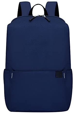 Rucksack Schwarz Schulrucksack Mädchen Schulrucksack Jungen Kinderrucksack Mädchen Ein Rucksack Schulrucksack Mädchen Teenager Wasserdichter Rucksack Schulrucksack Rot Tasche Dunkel Blau (10L) M