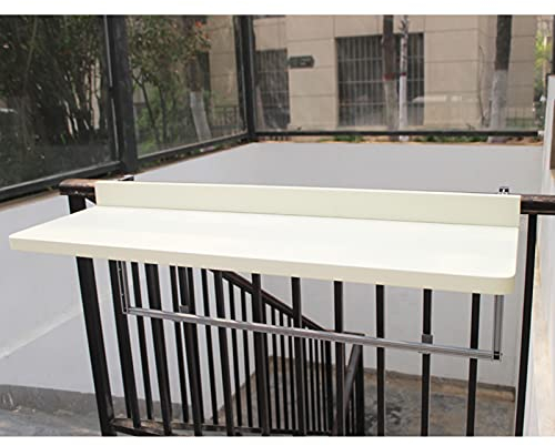 YZJJ Outdoor Balkontisch klappbar Klapptisch für Balkon, verstellbare Hebeplattform Patio-Gartentisch, Wandtisch Zuhause Kleiner Esstisch Bar Laptoptisch