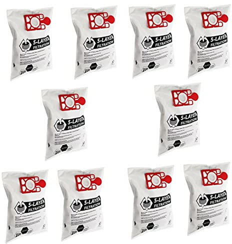 UTIZ Compatible Vacuum Bags for Henry & Hetty – Replacement for NVM-1CH / 907075 – Pack of 10 Dust Bags