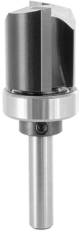 ENT 11664 Bündigfräser HW, Schaft (S) 8 mm, Durchmesser (D) 24 mm, NL 25 mm, SL 32 mm, GL 72 mm, mit Kugellager am Schaft