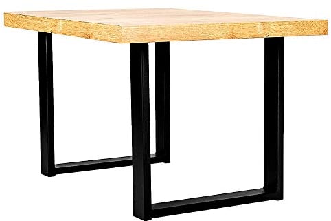 HUOLE Pieds en Fil de Fer à Deux tiges Robustes pour Meubles de Bricolage-Pieds de Table en épingle à Cheveux Robustes, pour Chaise de Table Basse, Banc, Bureau, Table de Chevet(2 pièces -60 * 72cm)