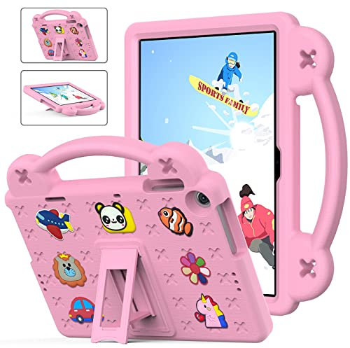 YRH Case for Lenovo Tab M10 (3rd Gen) Case TB328FU 2023 Model, Kids EVA Tablet Cover with Stand Handle, Pink
