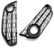 ROGNEE Externes Zubehör Autozubehör Nebelscheinwerfer Grill Kühlergrill Nebelscheinwerfer Abdeckung Trim Für Audi A4 B8 B8.5 2009-2015