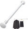 SunaOmni Tringle À Rideau Blanche 50-80 Cm De Douche Extensible F 27 Mm Sans Perçage Peut Contenir Jusqu'à 90 Kg Barre Suspension Télescopique En Acier Inoxydable Pour Salle