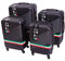 BERTOO Reisekoffer Milano - Schwarz Set 4 in 1