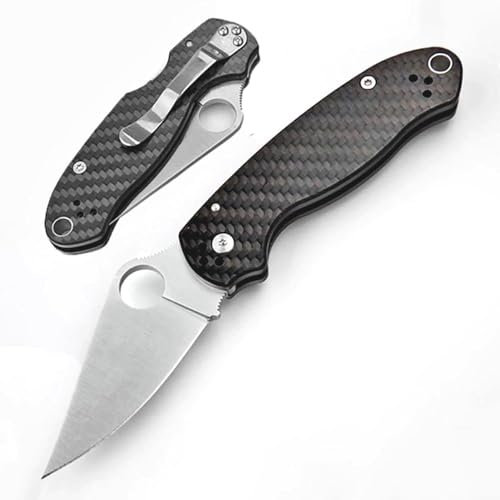 Joa Klein Leicht Taschenmesser metall klappmesser scharf klinge Loch messer schwarz Outdoor messer survival Handliches Handwerkzeuge Gegen Messer AUS stahl messer mini jagdmesser