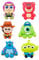 ISABELLA MOON 6PCS Toy Princess FRIDGE MAGNET Kids Memo Party Bag Fillers Board 3D Action Figures Gift Refrigerator sticker (TOY)