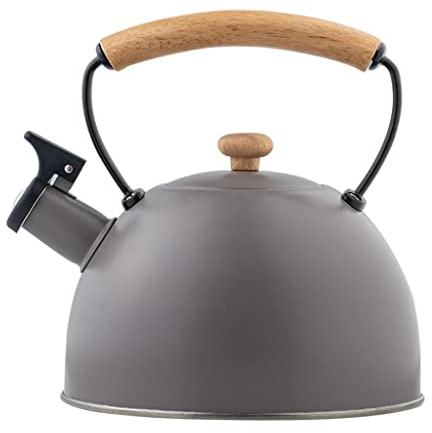 Bollitore portatile da cucina con fischio, bollitore per acqua, stoviglie, teiera, bollitore