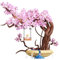 Kirschblüten-Bonsai-Baum-Bausteine-Set, 780 Klemmbausteine Sakura Baum Bausteine Bausatz, Botanical Collection Bauset für Erwachsene, Jugendliche ab 8 Jahren, Heimdekoration, Nicht kompatibel mit Lgo