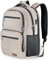 BIKROD Rucksack Herren Damen, Schulrucksack Jungen Teenager, Wasserdicht Arbeit 15.6 Zoll Laptop mit USB Ladeanschluss, Reisen Wandern Backpack mit Anti Diebstahl Tasche, Schwarz Daypack, 20-35 L