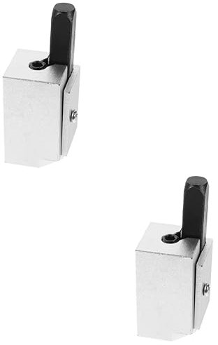 CRILSTYLEO Lot De 2 Outils De Coupe Pour Charnières De Porte À Ossature Bois Outil Déquerrage À Alignement Automatique Ciseau À Bois Pour Charpente