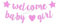 AINIUNIU Welcome Baby Banner, Willkommen Zurück Banner, Welcome Home Baby, Willkommen Mädchen Girlande für Babyparty, BabyShower Zuhause Girl Geburt Weclome Home Deko