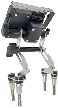 Porta Movil para Moto para BMW R1200R 2011 2012 2013 2014 Soporte De Navegación GPS para Teléfono Móvil con Manillar De Motocicleta con Carga USB Soporte Moto Movil(D with USB Charging)