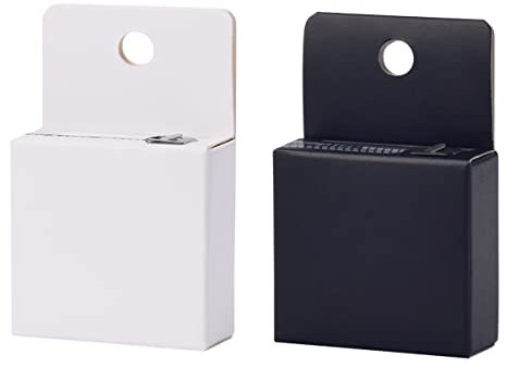 Baluue 2piezas Caja De Reglas De Alambre Para Cejas Maquillaje Tinta Herramientas Cosméticas Práctica