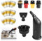 YATOSEEN Juego de 10 Piezas de Accesorios para Limpiador a Vapor para Kärcher Easyfix SC1 SC2 SC3 SC4 SC5 Boquilla de Cepillo Redondo Boquilla de Cepillo de Cerdas Piezas de Repuesto