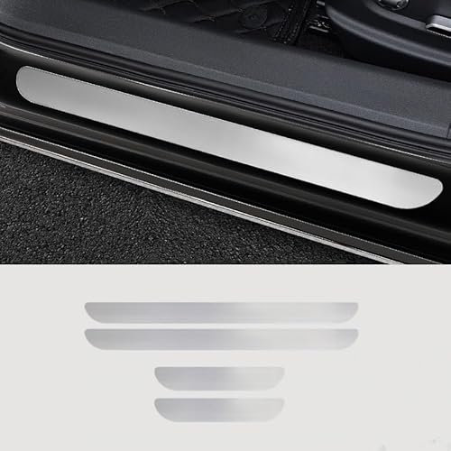 ZBYFBSJ 4 Pezzi Acciaio Inox Battitacco per Auto Sticker per Fiat Tipo Limo | Typ 356 | Bj. ab 2016, Soglie di Porte per Pedali di Benvenuto AntiGraffio e Antiscivolo,C