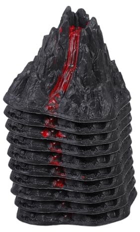 KONTONTY 10 Stück Simulationsvulkane Spielzeug Für Kinder Künstliche Landschaftsdekoration