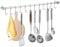 Utensil Rack with 12 Hooks Kitchen Wall Mounted Stainless Steel Hanging Rack Holder Tool for Kitchen Cupboard Bathroom (1)