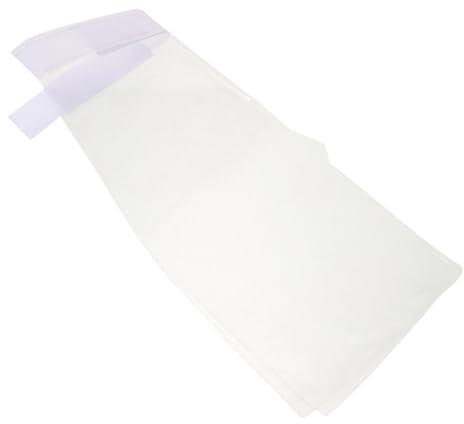 FONDOTIN Haustiertür Vorhang 26,5 X 24cm PVC Transparent mit Klebesystem Wetterfest Geräuscharm für Hundehütten und Katzenklappen Einfache Montage ohne Bohren
