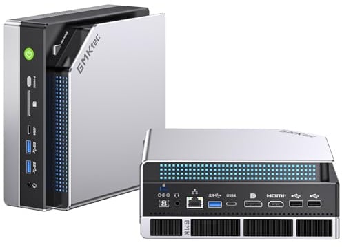 GMKtec EVO-X2 AI Mini PC AMD Ryzen AI MAX+ 395 (16 K/32 T, fino a 5,1 GHz), 126 top di potenza, 96 GB DDR5 Ram M.2 PCIE 4.0 X4 2 TB SSD, mini PC da gioco con scheda grafica 8060S | WiFi 7 | USB 4.0 |