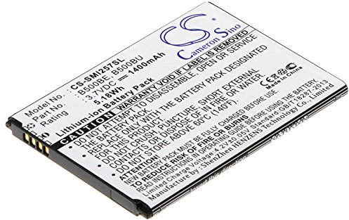 CS-SMI257SL Akku 1400mAh Kompatibel mit [Samsung] Galaxy S4 Mini, Galaxy S4 Mini Duos, LTE, GT-I9190, GT-I9192, GT-i9197X, GT-I9197Z, GT-i9198, Serrano, SGH-I257, SGH-I257M, SHV-E370, SHV-E370D, SCH